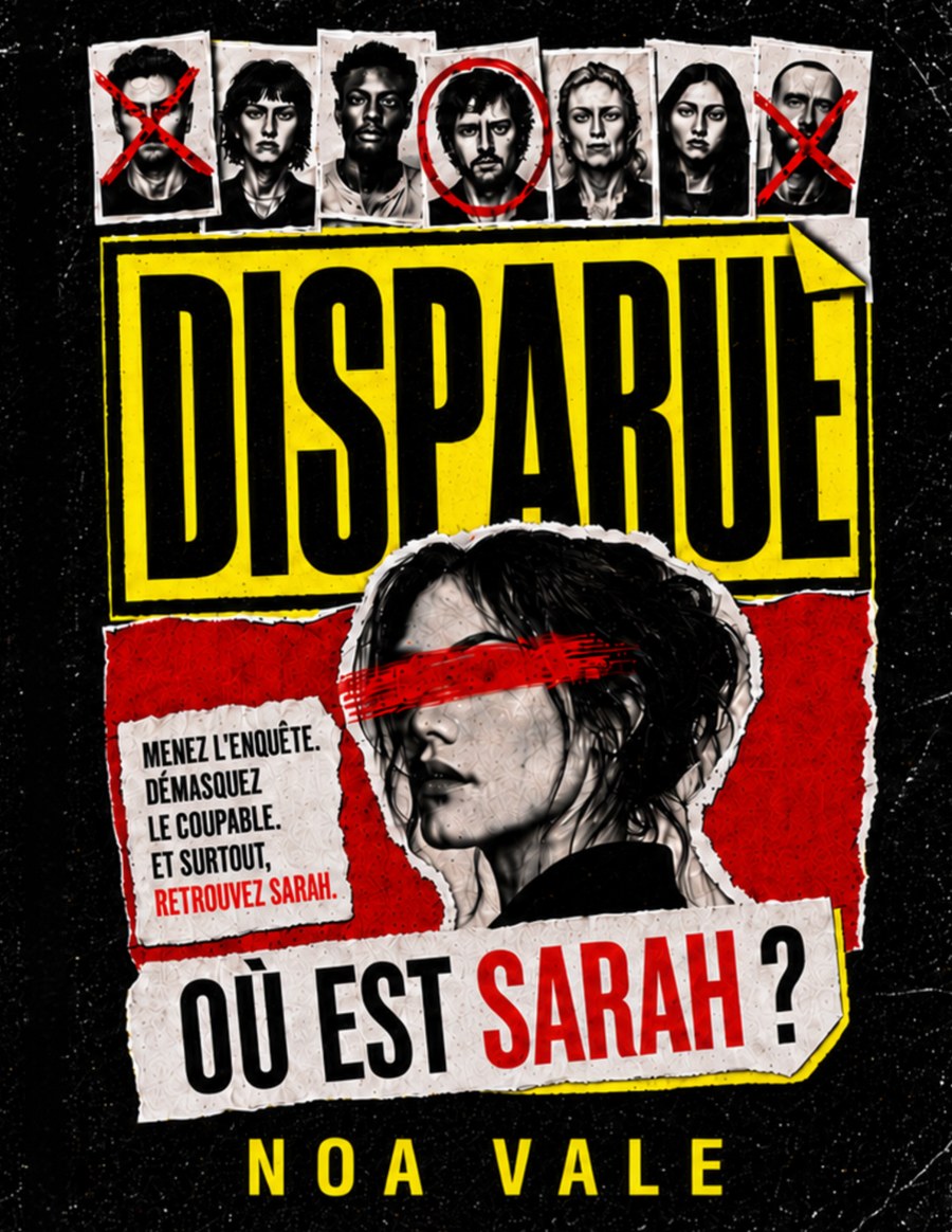 Couverture — Disparue — Où est Sarah ?
