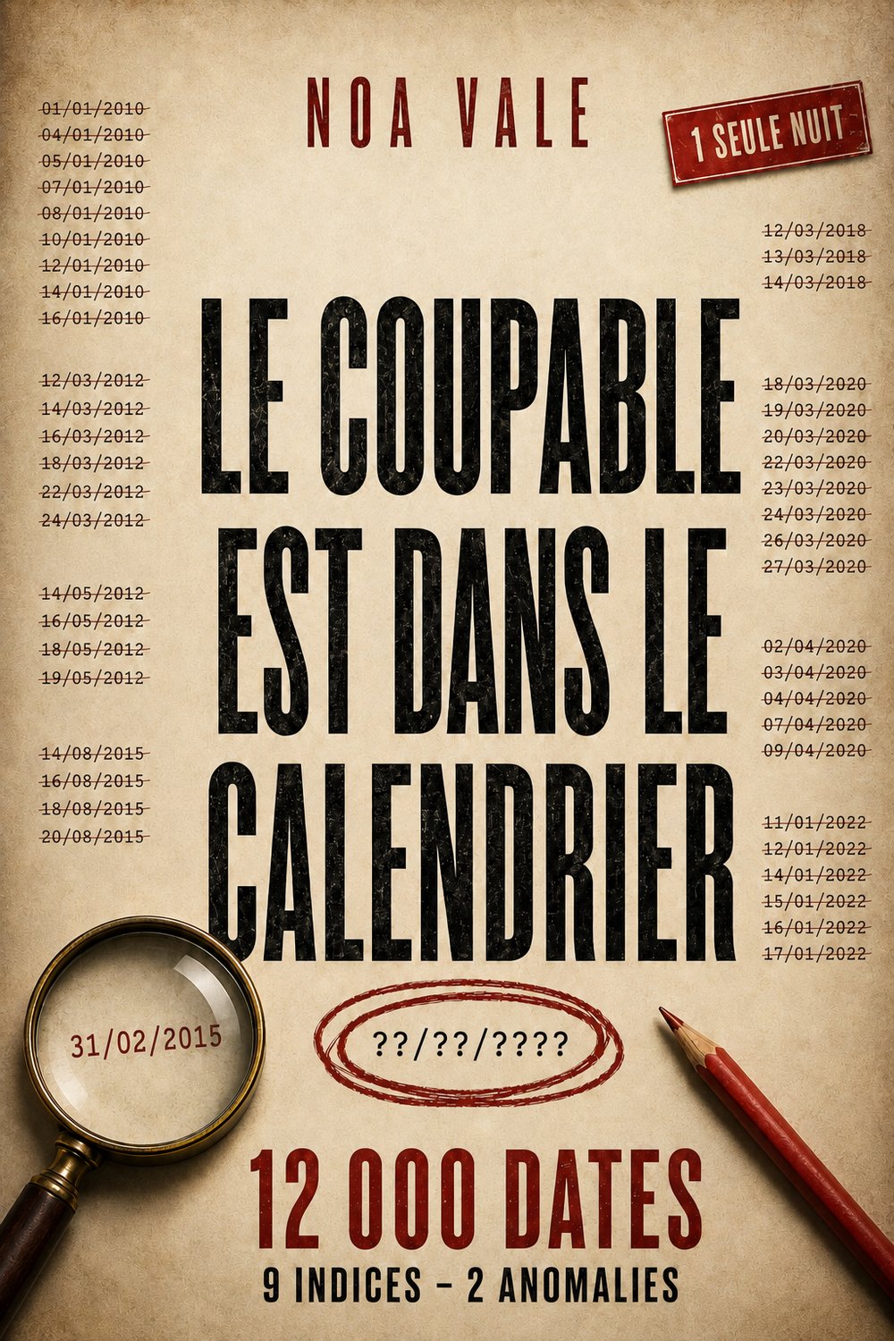 Couverture — Le Coupable est dans le Calendrier