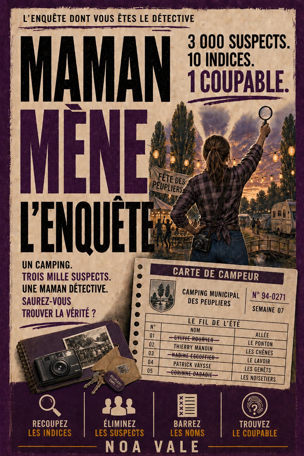 Couverture — Maman mène l'enquête