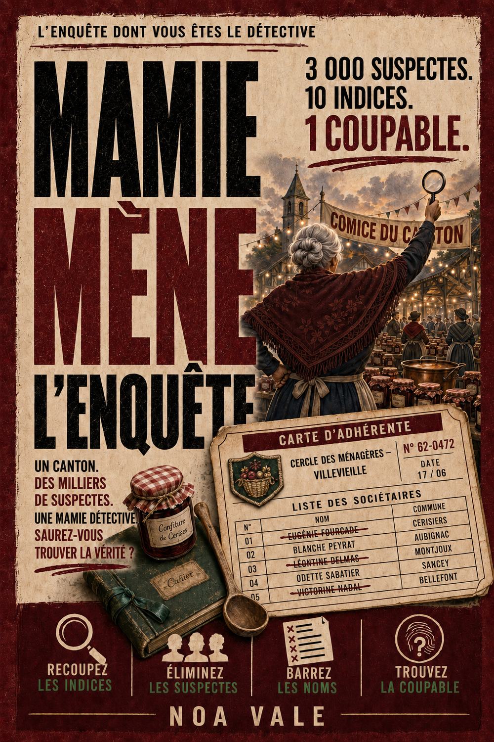 Couverture — Mamie mène l'enquête