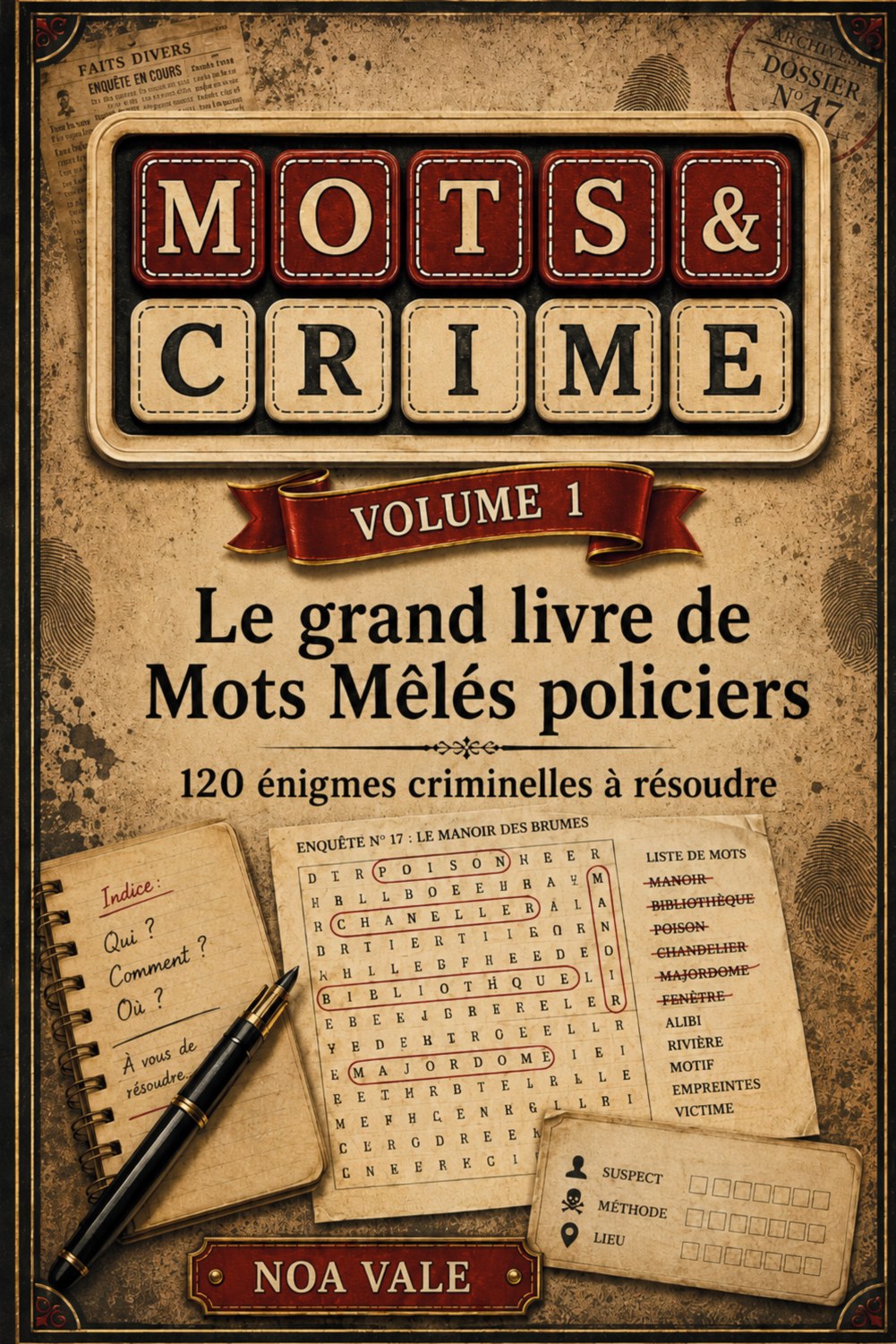 Couverture — Mots Crime — Tome 1