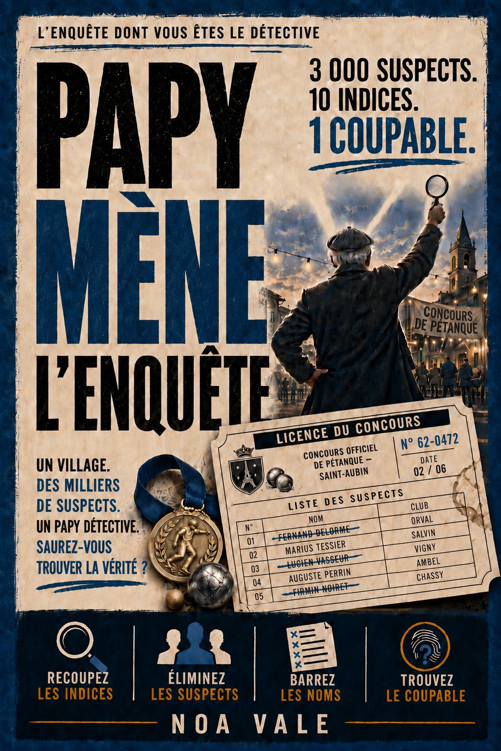 Couverture — Papy mène l'enquête